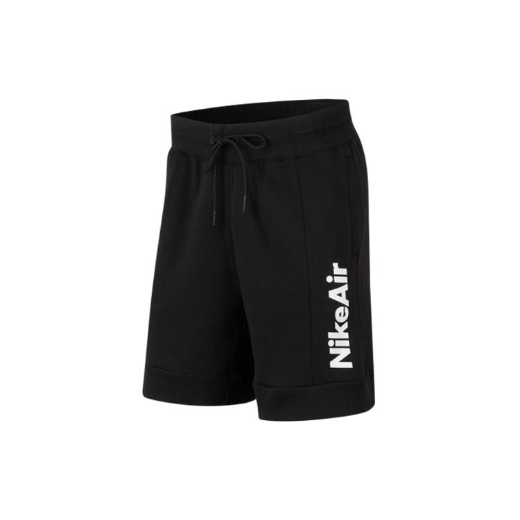 Men s Nike Air Fleece Colorblock Black Shorts CJ4833-010 S
