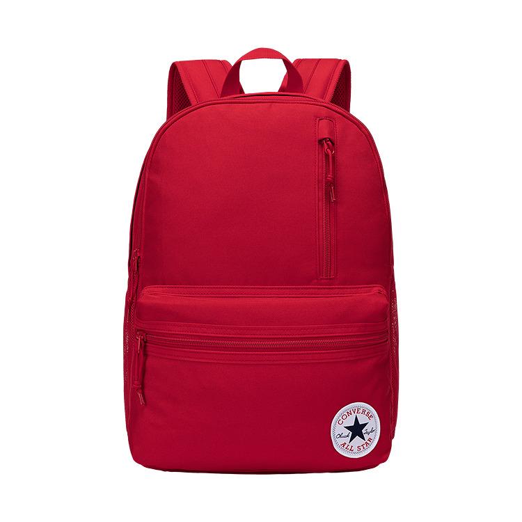 Converse Casual Sports Versatile Fashion Large Capacity Polyester Backpack Men Backpack Academy-Red CV2533284GS-014 Preppy Red