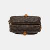 [Pre-Owned] Monogram Saumur 30 Iconic Classic Logo Print Adjustable Shoulder Strap Canvas And Leather Messenger Bag - Fair #1MPB3NR
