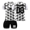 DIY Soccer Set - 2 Pack Blank Tops for Custom Printing - Soccer Training Jerseys for Kids and Adults