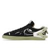 Acronym X Nike Blazer Low Black Olive Aura Unisex Sneakers White DO9373-001