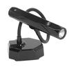 Gooseneck Nail Lamp Fast Dry Rechargeable LED Desktop Gooseneck Nail Light for Manicure Black