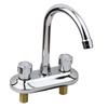 TLXT Copper Deck-Mounted Basin Faucet (Cold/Hot)