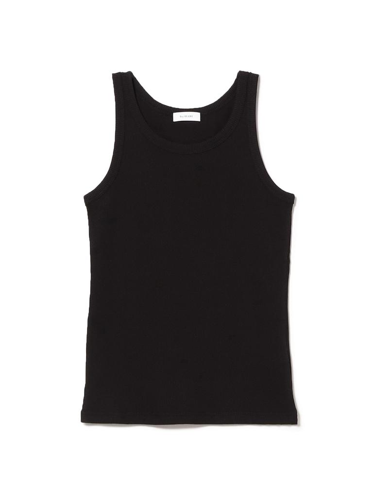 Ray Beams S/S TEE Basic Ribbed Tank Top Women's Black One Size