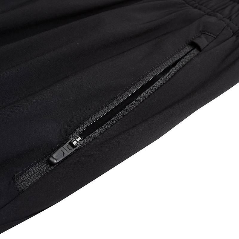 Anta Comfortable Simple Running Quick-Dry Knitted Sports Long Pants Men bottoms Basic-Black 152625301-1