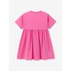 European and American Style Soft and Waxy Girls' Short-Sleeved Dress Summer Rose Red Rainbow Embroidered Knitted Skirt Casual Princess Skirt