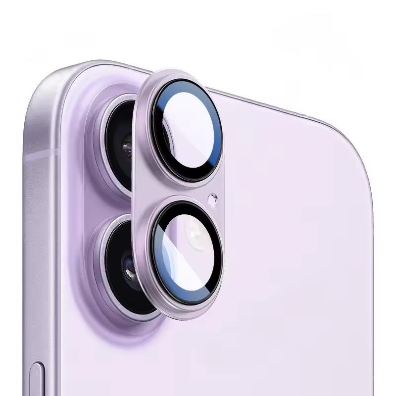 Für iPhone17 iPhone 17ProMax Air iPhone air Aluminiumlegierung Glas Kameraschutzringe Metallring Aufkleber für die Rückseite Linsenschutzfolie