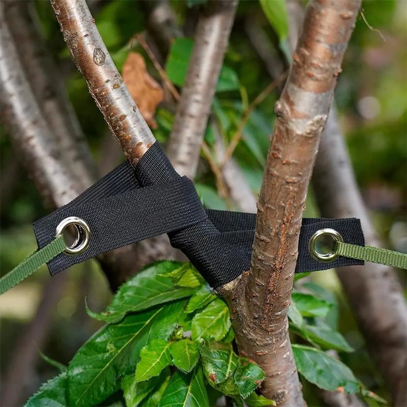 5/10Pcs Wear Resistant Nylon Tree Support Straps With Reinforced Metal Grommets For Gardening Tree Stabilization Staking