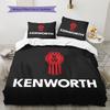 Kenworth Pattern Bedding Home Decoration Birthday Gift (1 * duvet cover + 2 * pillowcase, without core)