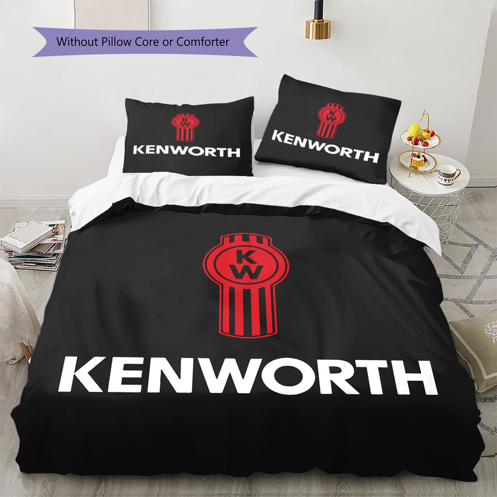 Kenworth Pattern Bedding Home Decoration Birthday Gift (1 * duvet cover + 2 * pillowcase, without core)