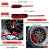 UNTIOR Bendable Auto Wheel Detailing Brush Wheel Woolies Car Cleaning Tools for Car Rim Tire Cleaning Automobile Wheel Brushes