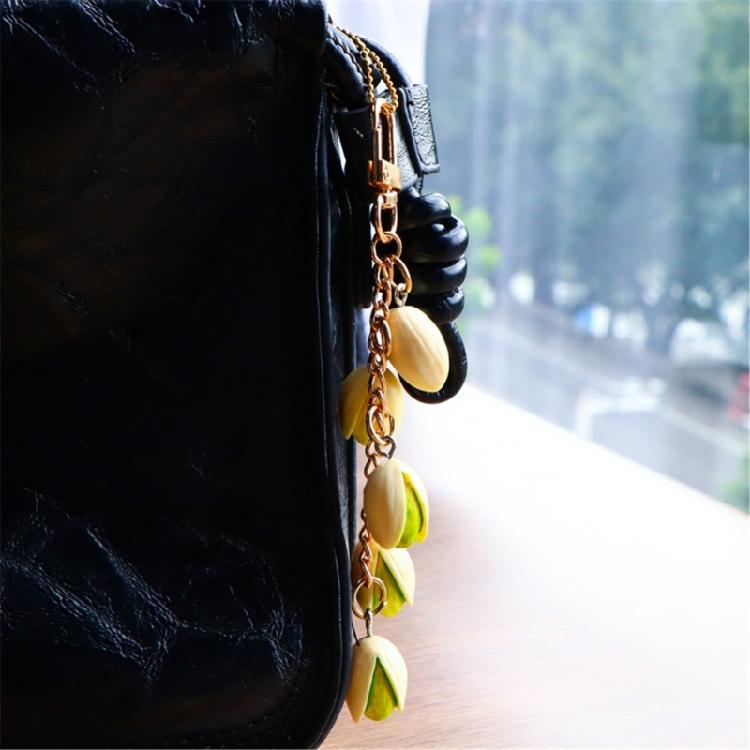 Lightweight Pistachios Key Holder Novelty Key Holder Fun Keychain for Easy Carrying and Personal Style Expression