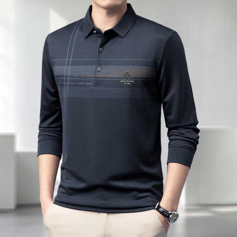 VEE KELLEN Men's Long Sleeve Polo Shirt