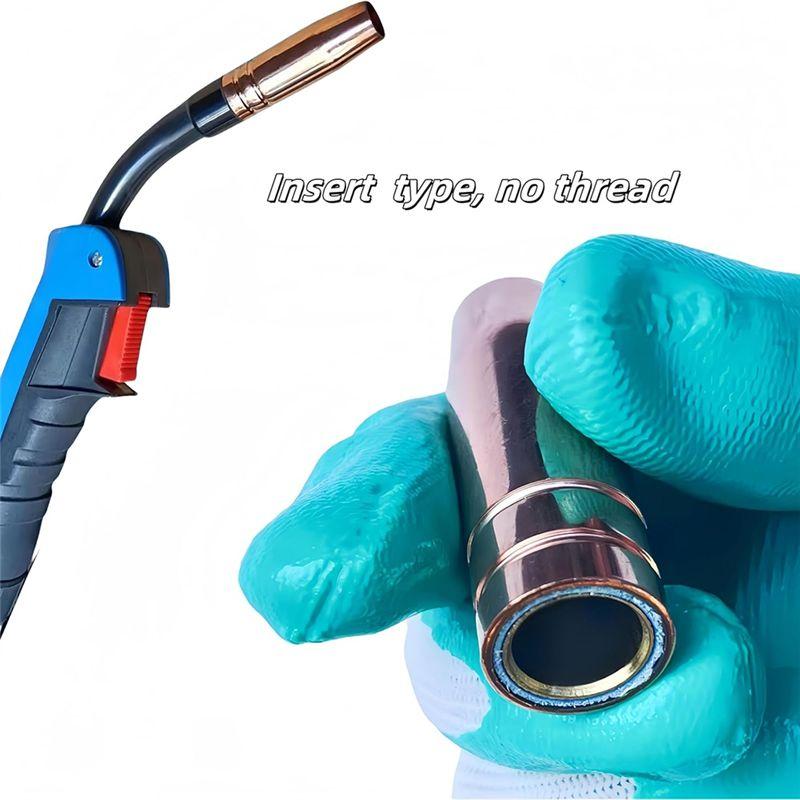 ABJI-Mig 30-Pack MB15 15AK Welding Accessory Kit, Welding Contact Tips 0.035Inch,Gas Nozzle/Contact Tip Holder