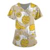 Ladies' Nursing Uniform Cute Cartoon Fruit Pattern 3D Printing Fashionable and Simple Daily Comfortable Short Sleeved Casual Top