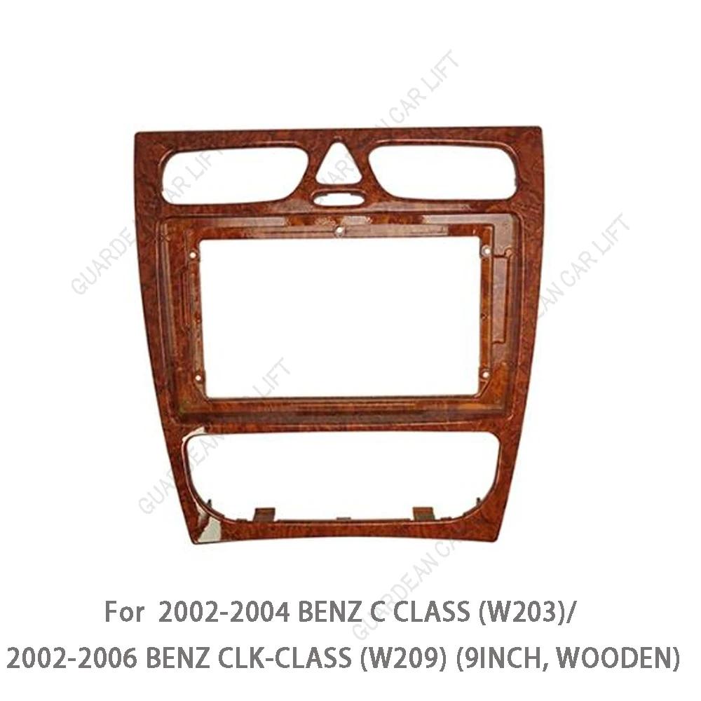 For Mercedes BENZ C-Klasse W203 CLK-klasse W209 G-klasse W463 Vito Viano W639 9 Inch Car Radio Frame Kit Dash Panel GPS Fascias