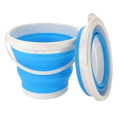 3/5/10L Collapsible Bucket Portable Folding Water Bucket Car Washing Fishing Bucket Household Plastic Travel Outdoor Camping