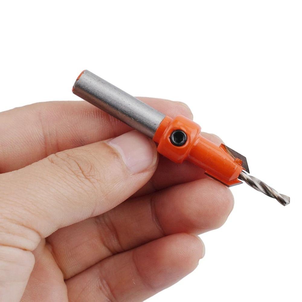 Round Shank Countersink Drill Bit 8mm /10mm Bit Countersink Drill Drill Hole Opener  Wood Drilling