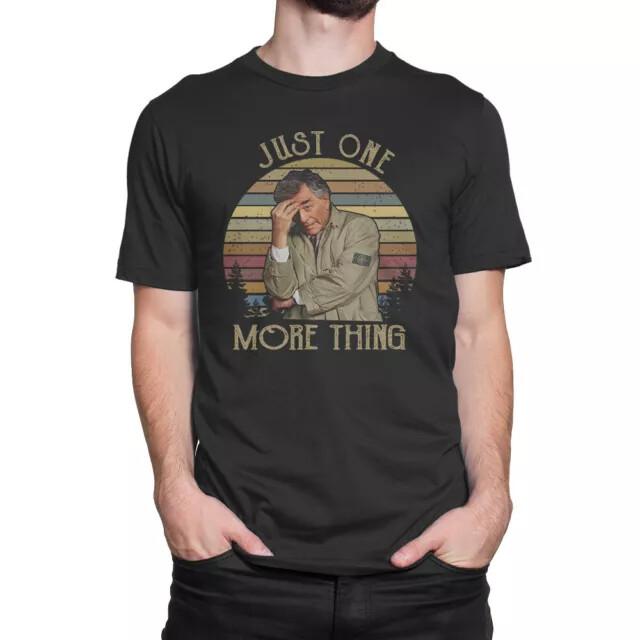 Just One More Thing Columbo Peter Falk Vintage Shirt Funny Movie Unisex TShirt Unisex T-Shirt S