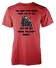 Free Personalisation Dont Stop Riding When Old Biker Cotton TShirt Adult Kids
