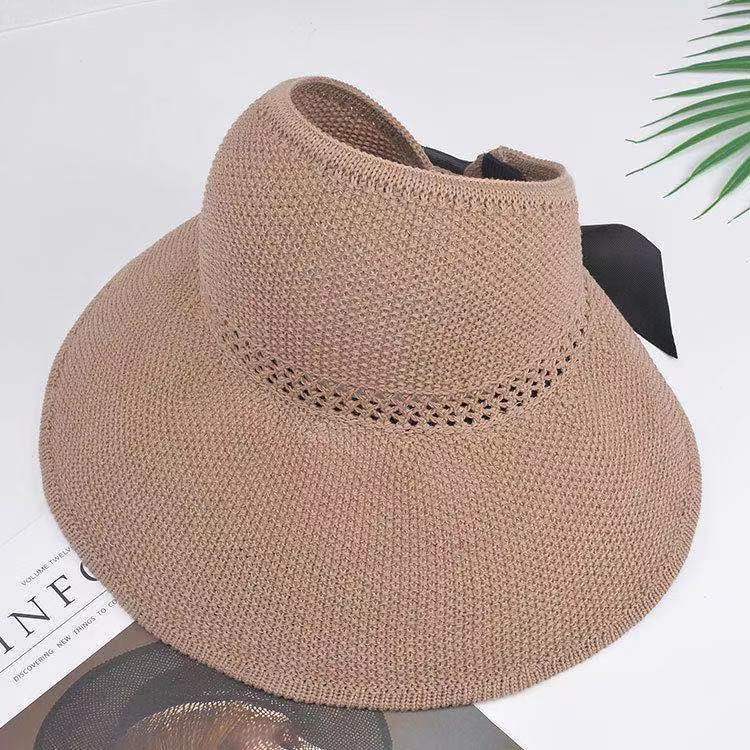 

New Lace Bowl Hat Summer Ladies Sun Hat Big Brim Beach Hat Knitted Hat Sun Hat