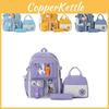 Fashionable Versatile Backpack Set For School And Outdoor Leisure In Multiple Colors