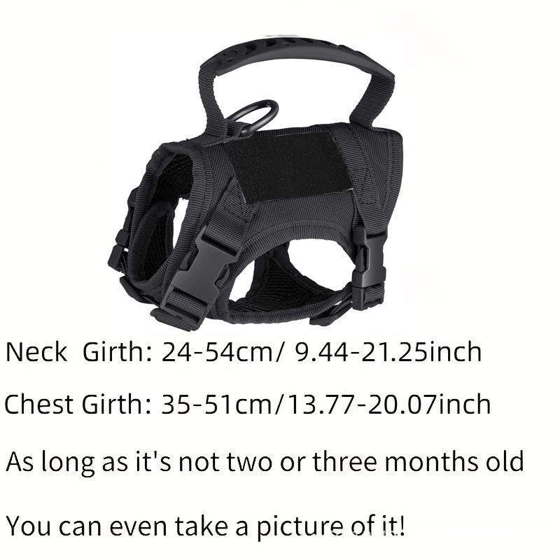 Tactical chest harness vest-style traction rope anti-escape adjustable outdoor cat leash for pets dog chain camouflage pattern