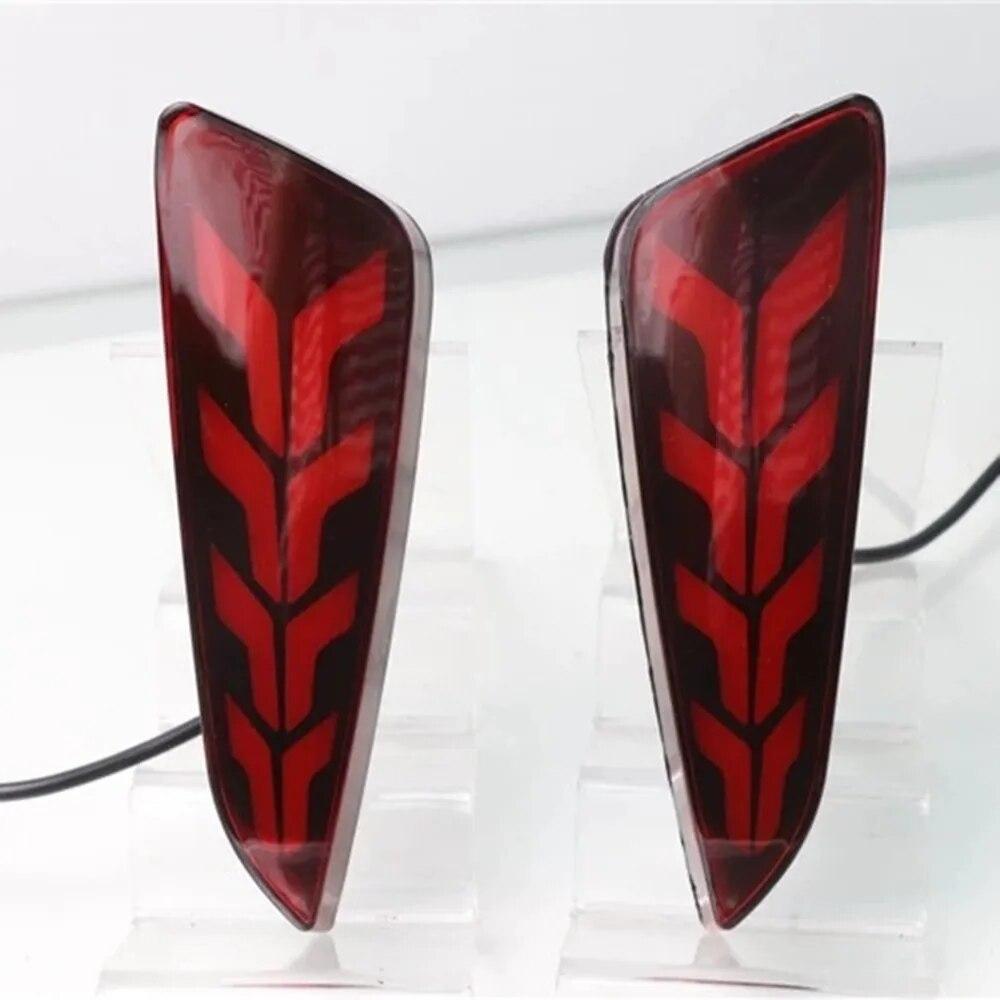 Car DRL LED Daytime Running Light Rear Fog light brake For Toyota C-HR CHR 2016 - with yellow Turn Signal Style Relay