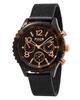 Poche 44Mm Camouflage Men'S Mesh Band Metal Band Watch Fm7741M-Bk