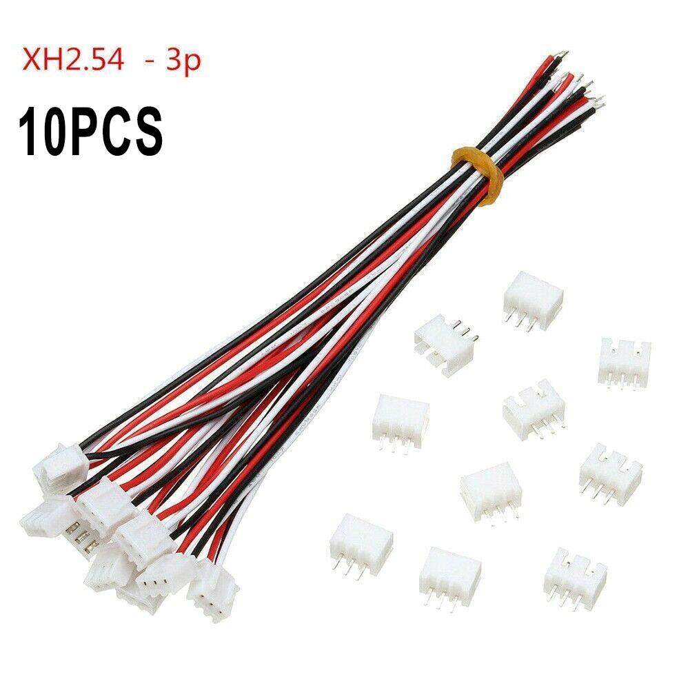 2-4 Pin Connector Plugs With Wire 10 Sets Of 24AWG