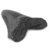 Fossile de Dent de Requin Noir 5 pouces Dent Géante de Mégalodon Décoration de Maison Réplique de Dent de Requin Accessoires Pédagogiques de Biologie Marine Meilleurs Cadeaux