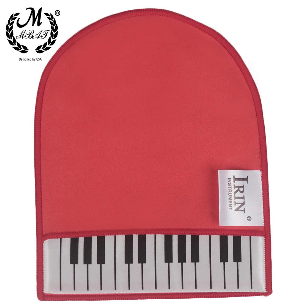 M MBAT Piano Cleaning Cloth Wipes Glove with Piano Keyboard Design Musical Instrument Duster Cleaning Care Tool High Quality