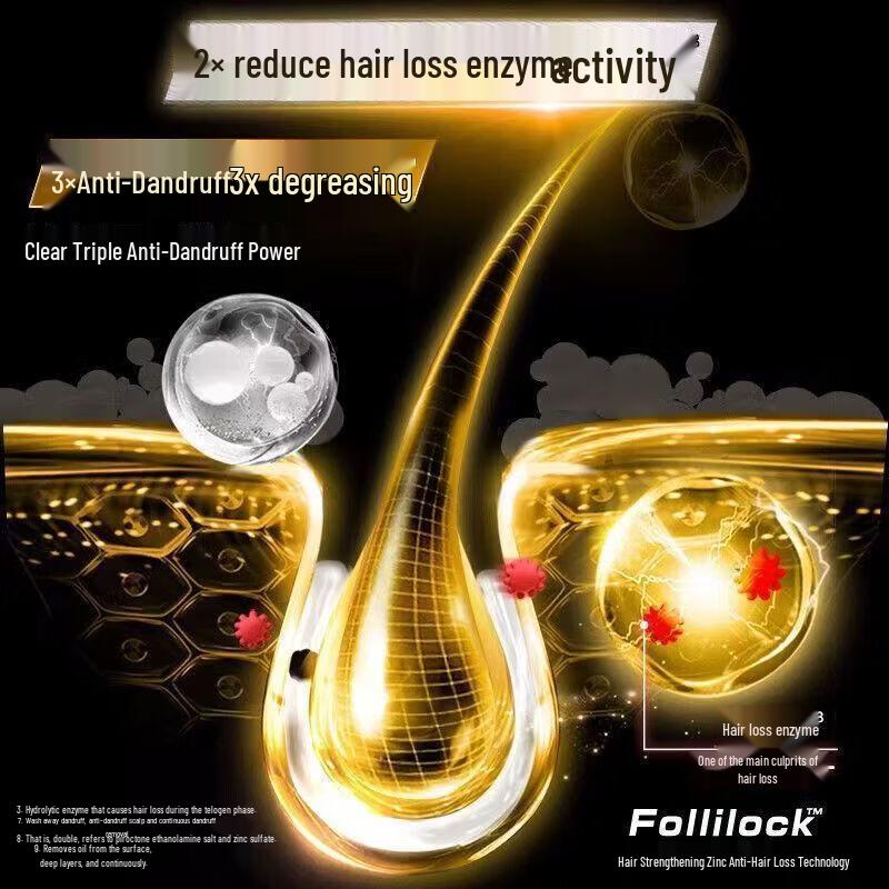 CLEAR Men's Anti-Dandruff Anti-Hair Loss Strengthening Shampoo 175g