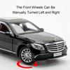 1:24 E300eL GLE350 Models Cars Alloy Toys 6 Doors Opened Miniature Car with Pull Back Light Music Vehicles Boys Collection Gifts