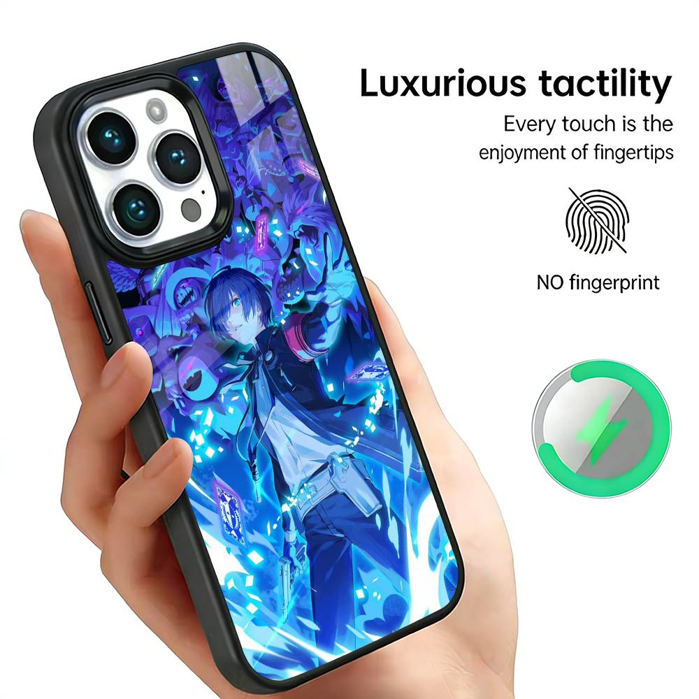 

P-Persona 5 Anime Phone Case For iPhone17,16,15,14,13,12,11 Plus,Pro Max, New Magnetic Wireless Charging iPhone15