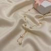 S925 Silver Endless Pearl Station Necklace, Starry Night Long Chain, Versatile Multi-Wrap French Chic Jewelry, Elegant Gift for Her