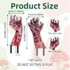 2PCS Halloween Horror Props 2D Bloody Hand Stake for Outdoor Garden Yard Sign Decor Halloween Decoration Party Home Ornament