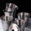 Stainless Steel Ice Bucket Thickened Water Pail Durable Trash Can  Bar