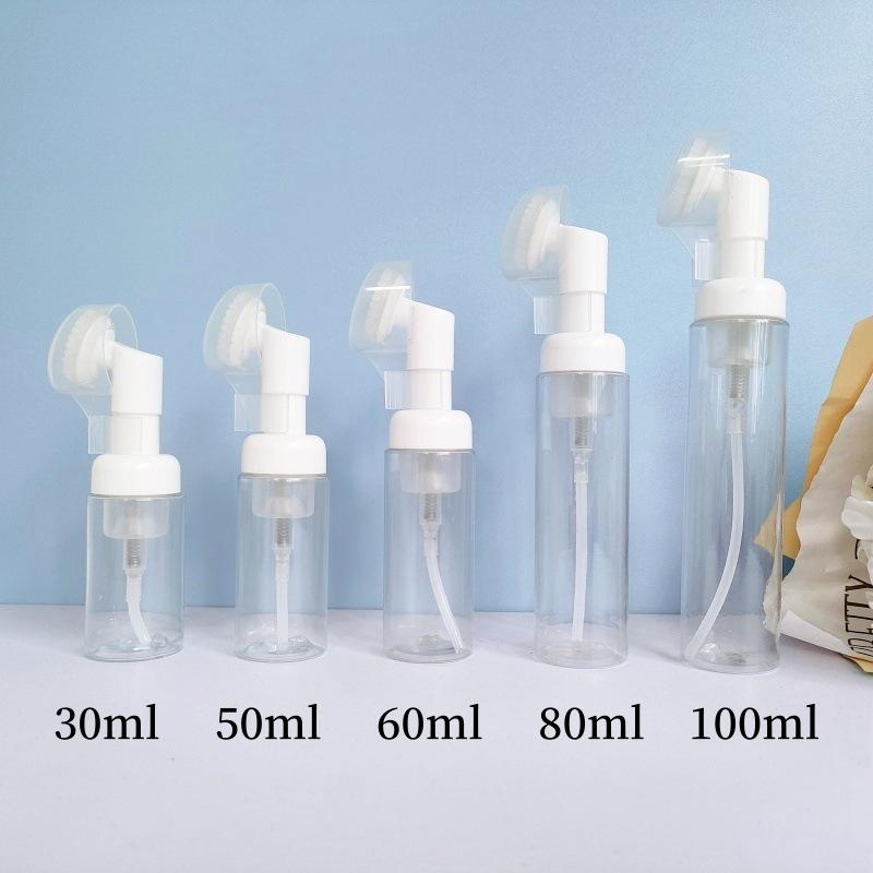 PET Mousse Bottle: 30-Tooth Transparent, 30ml/100ml - Ideal for Foaming Facial Cleanser & Shampoo. Regular Stock Available.