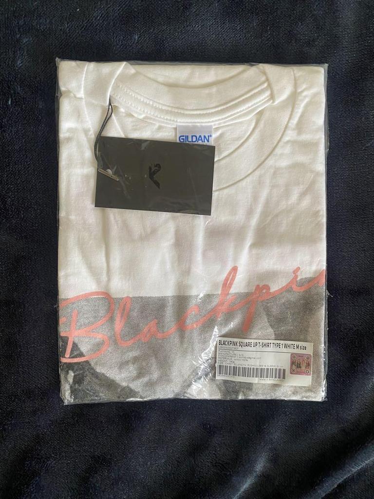 [USED] blackpink square up T-shirt Type 1 White