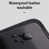 1X Car Console Side Front Seat Gap Filler Storage Box Black PU Leather Organizer