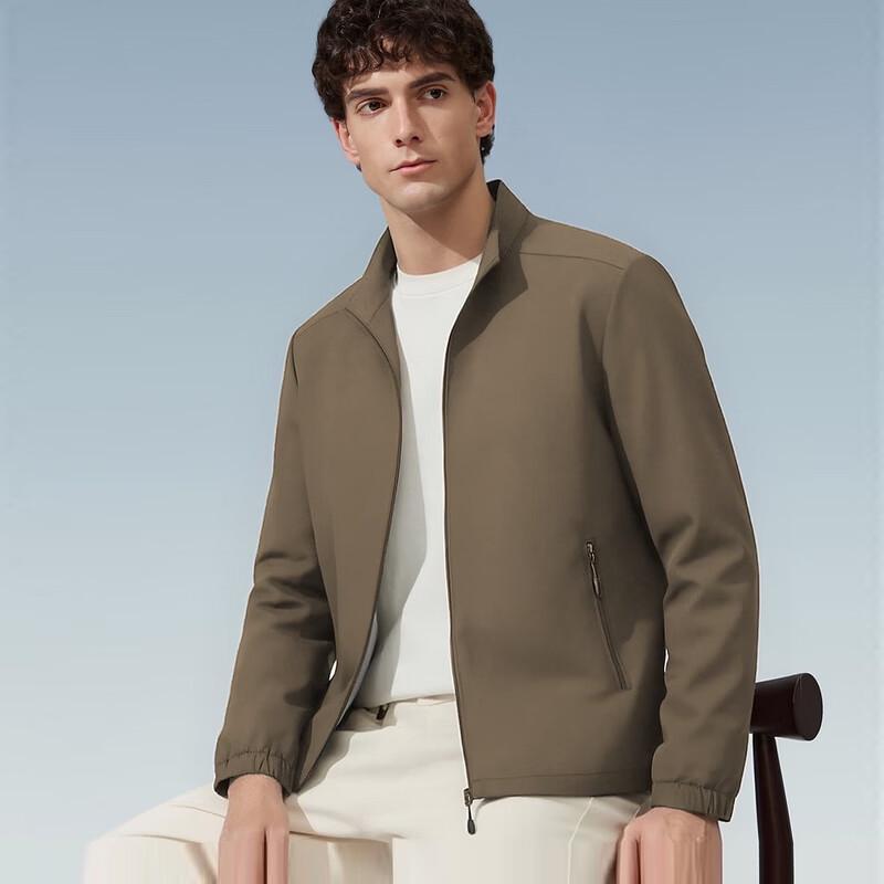 Judger Men's Business Casual Stand Collar Jacket