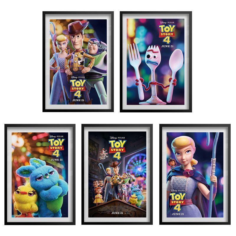 High-resolution Silk Poster Of Toy Story 4 For Home Decoration Enthusiasts**