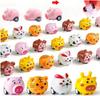 10-30Pcs Mini Plastic Cartoon Animal Power Car Toy  Pull Back Inertia Toy Birthday Party Gift Fillers School Prize Carnival Gift