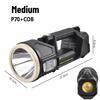 Powerful XHP70 LED Work Light USB Rechargeable Searchlight Handheld Flashlight Spotlight Waterproof Camping Light Lantern