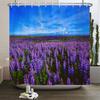 Nature Forest Landscape Shower Curtains Bathroom Curtain Frabic Waterproof Polyester Scenery Bath Curtain with Hooks