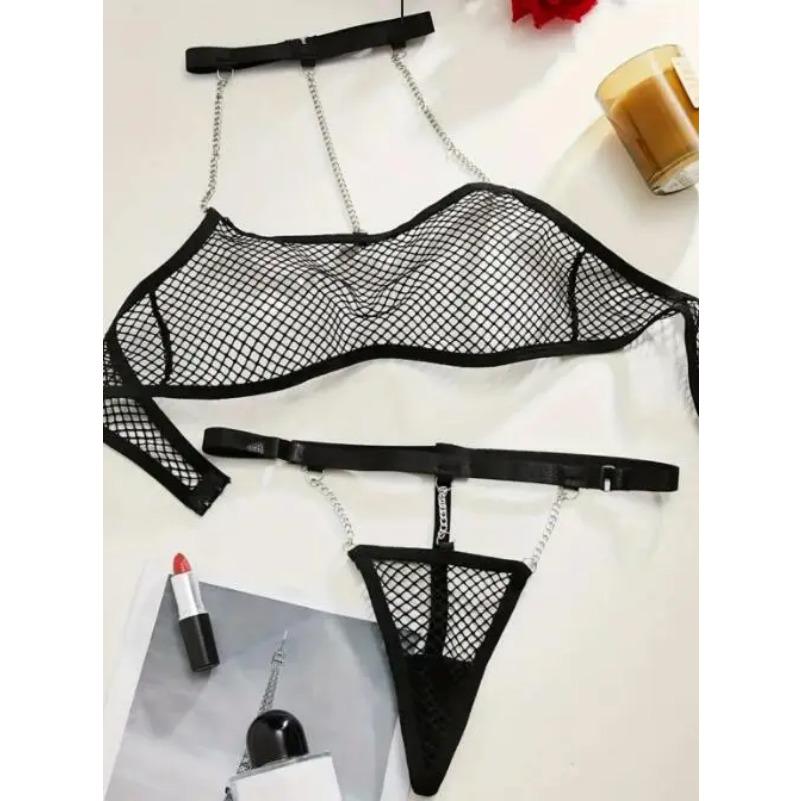 Transparent Underwire Exotic Sets Sexy Sensual Brassiere Lingerie Set Women's Underwear Set Bralette Bra and Panty Set