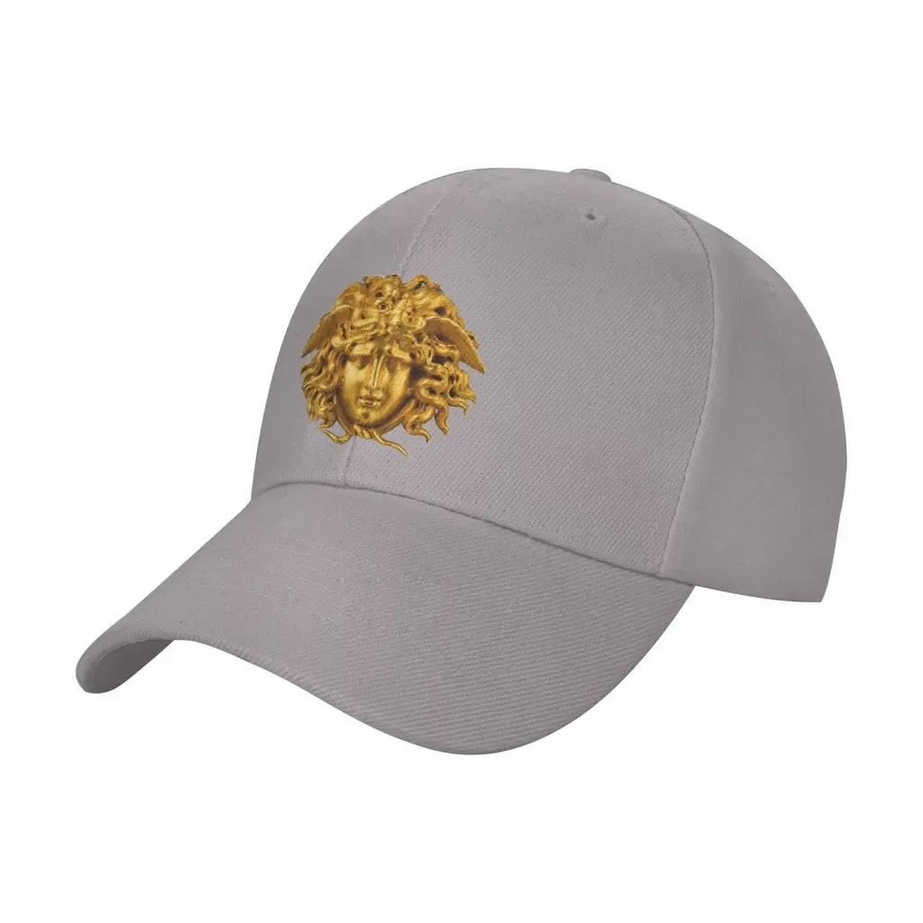 Casquettes de Baseball Dorées Élégantes et Chic à Cheveux Blonds Style Français pour Adultes Casquettes Solaires Chapeaux Mythologiques Grecs Chapeaux de Golf Réglables en Polyester
