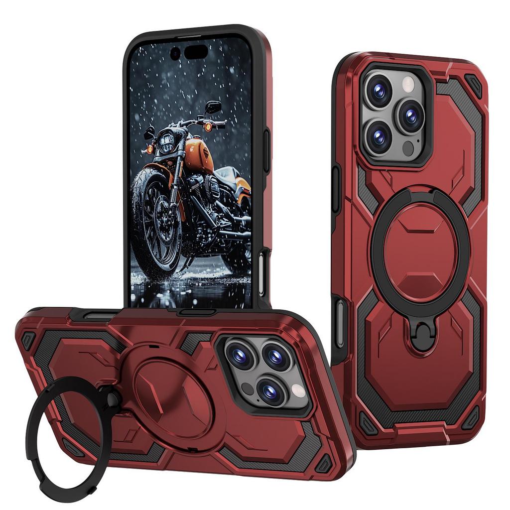 Warrior Anti-Drop Magnetic Case for iPhone 17 Pro Max: Heat Dissipation Armor Protective Cover