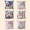 S-Super S-Sonico Office Cushion Pillowcase Car Cushion Cover45X45CM Lumbar Pillowcase Sofa Pillowcover